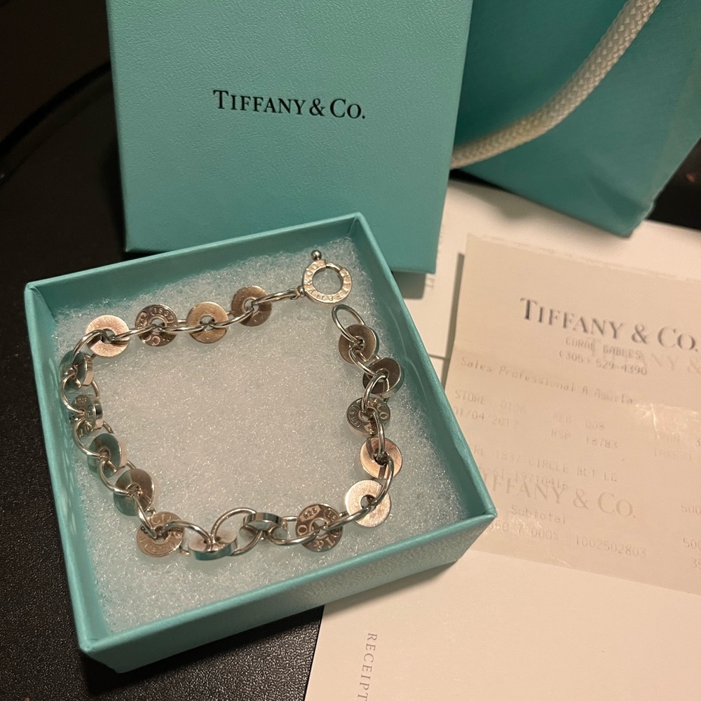 TIFFANY & Co. 1837 Sterling Silver Bracelet